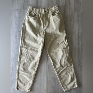 H&M Tan Denim High Waisted Mom Jeans Size 8
